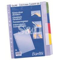 Bantex Plastic Colour Index Divider with Interchangeable Tabs 膠質可更換索引頭顏色索引分類
