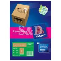 Avery 959125 L7168 牛皮色標籤
