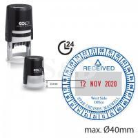 COLOP R40D/24H 2-Colour Time & Date Stamp 雙色時間及日子字句印