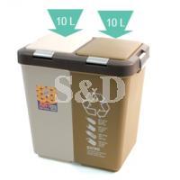 4049 / 4050 按掣彈蓋分類塑膠垃圾桶