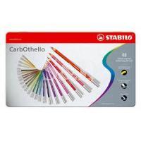 CarbOthello 48色鐵盒裝專家級水性色鉛筆